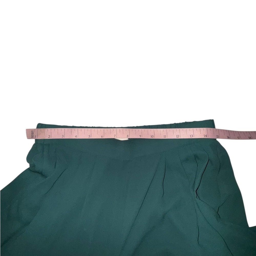 Collection By J.Crew Green pull-on wide-leg pant Size 8 - Picture 6 of 8